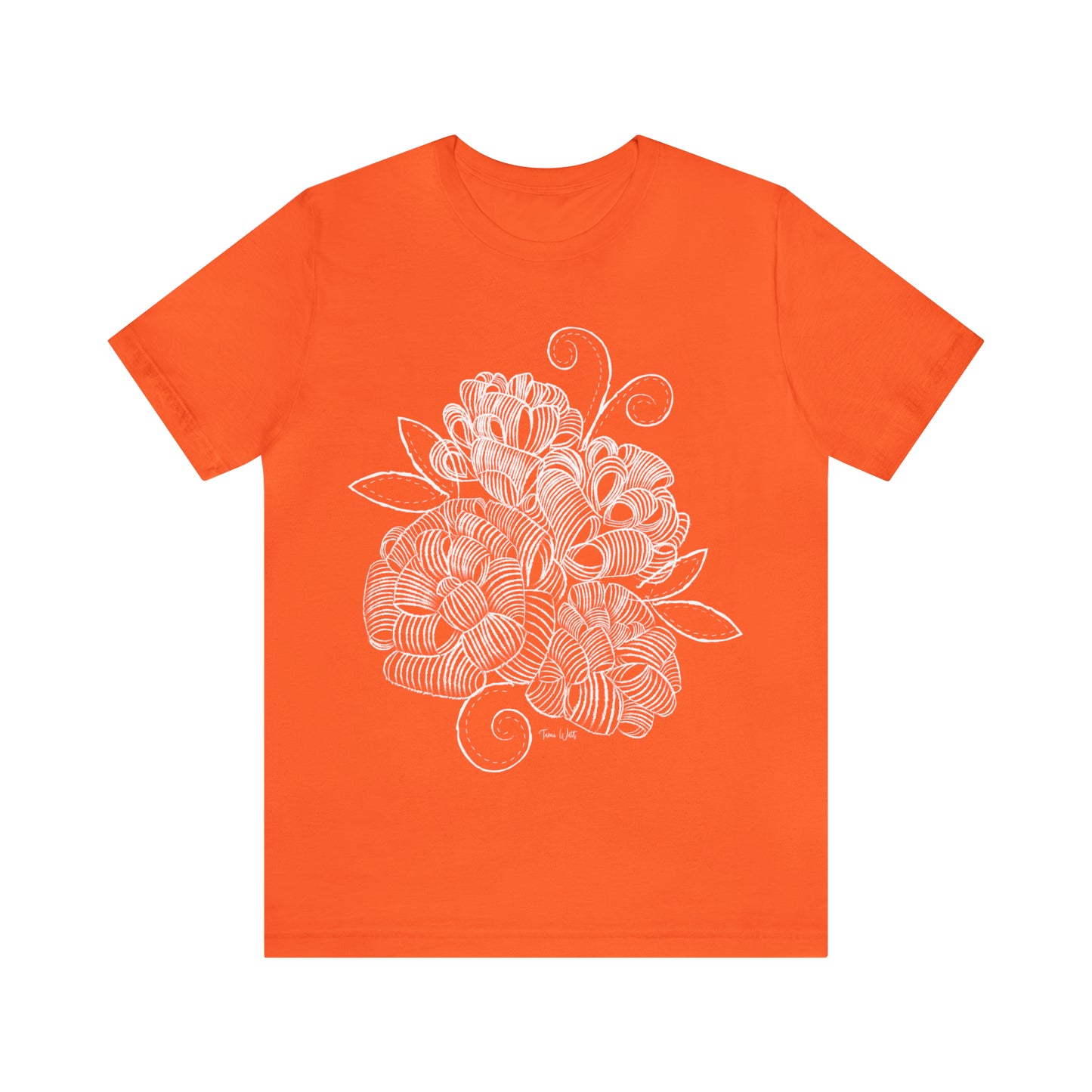 Corn Husk Flower Short Sleeve Tee
