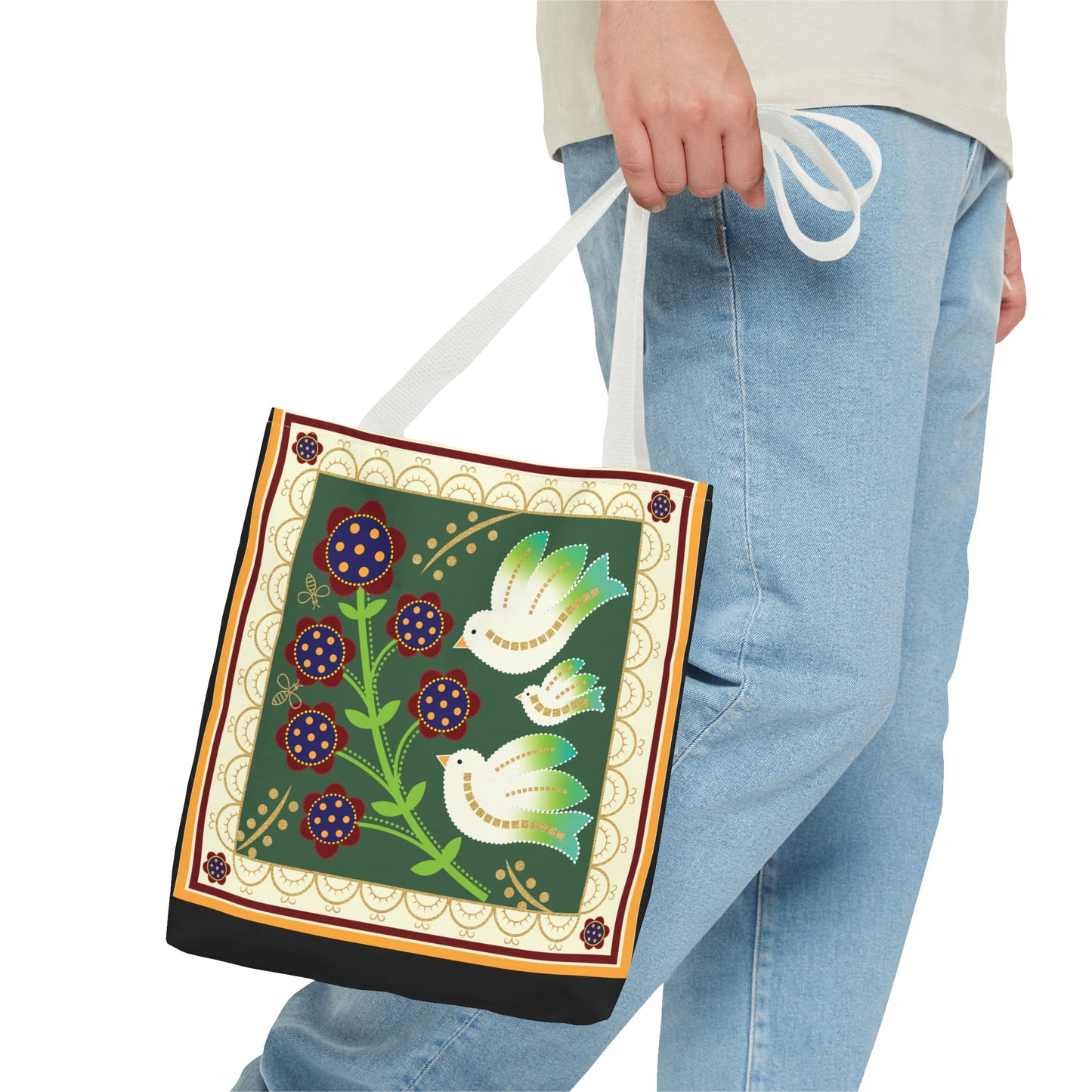 Pin Cushion Bird Tote Bag (AOP)