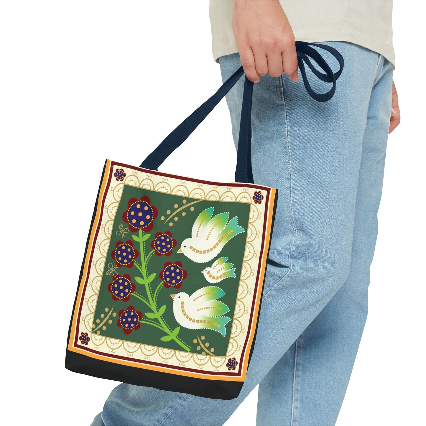 Pin Cushion Bird Tote Bag (AOP)
