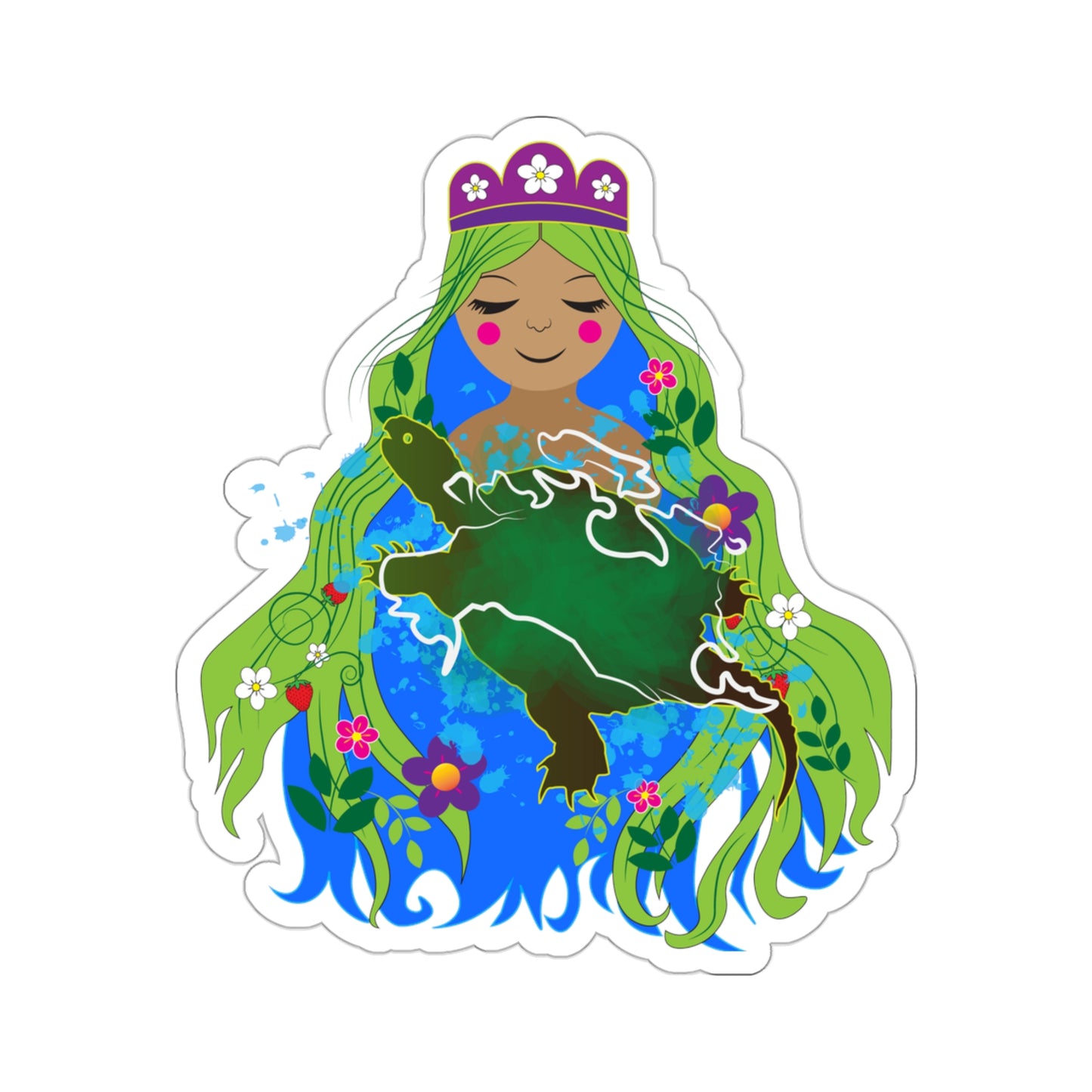 Mother Earth Kiss-Cut Stickers