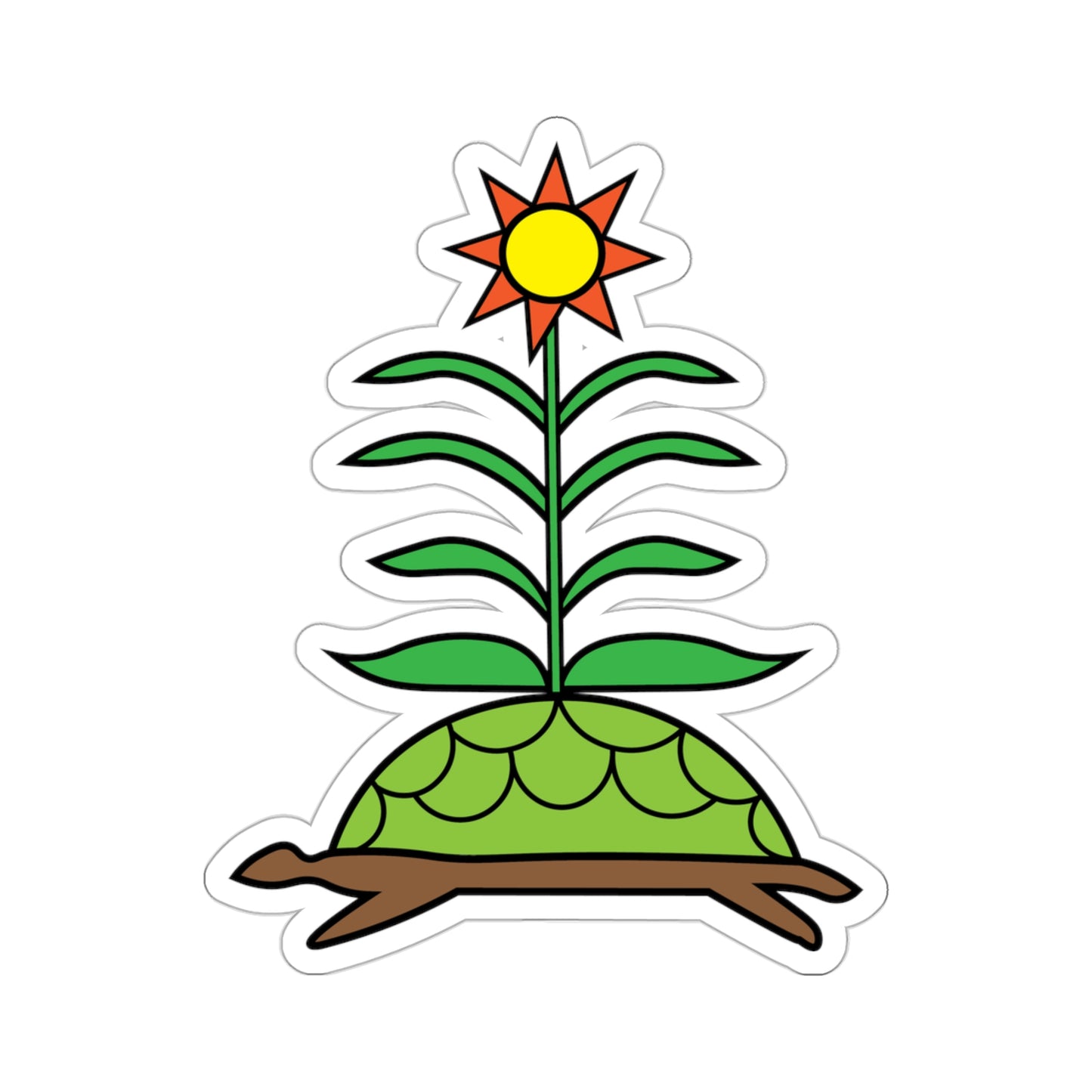 Turtle Island Kiss-Cut Stickers