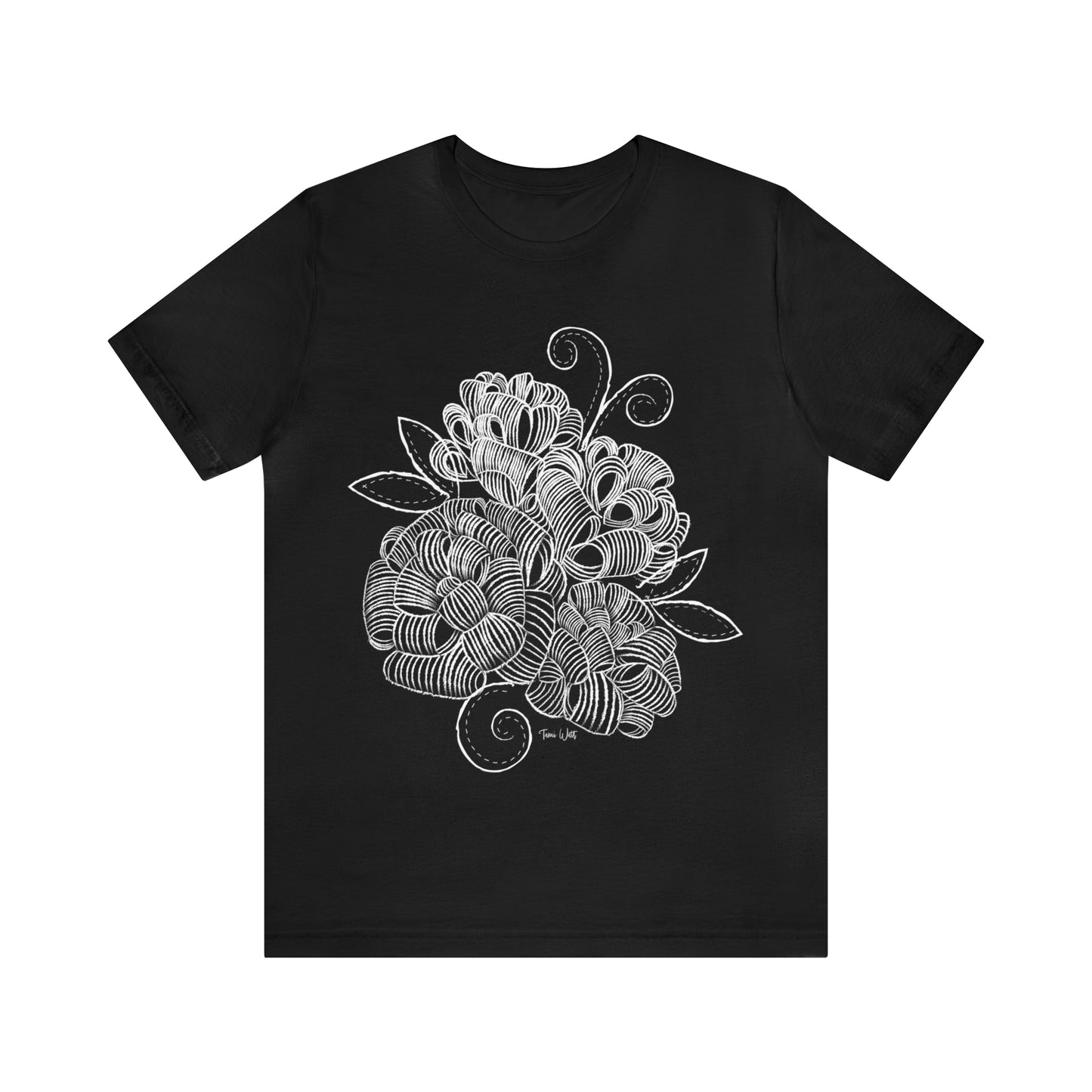 Corn Husk Flower Short Sleeve Tee