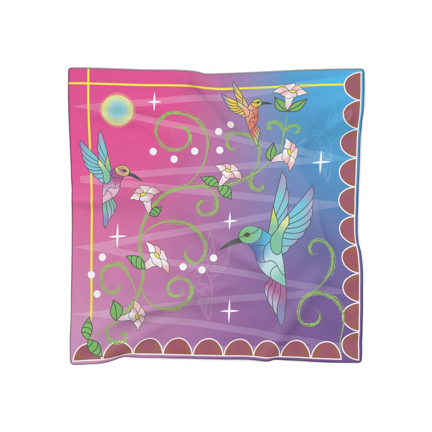 Hummingbird Poly Scarf
