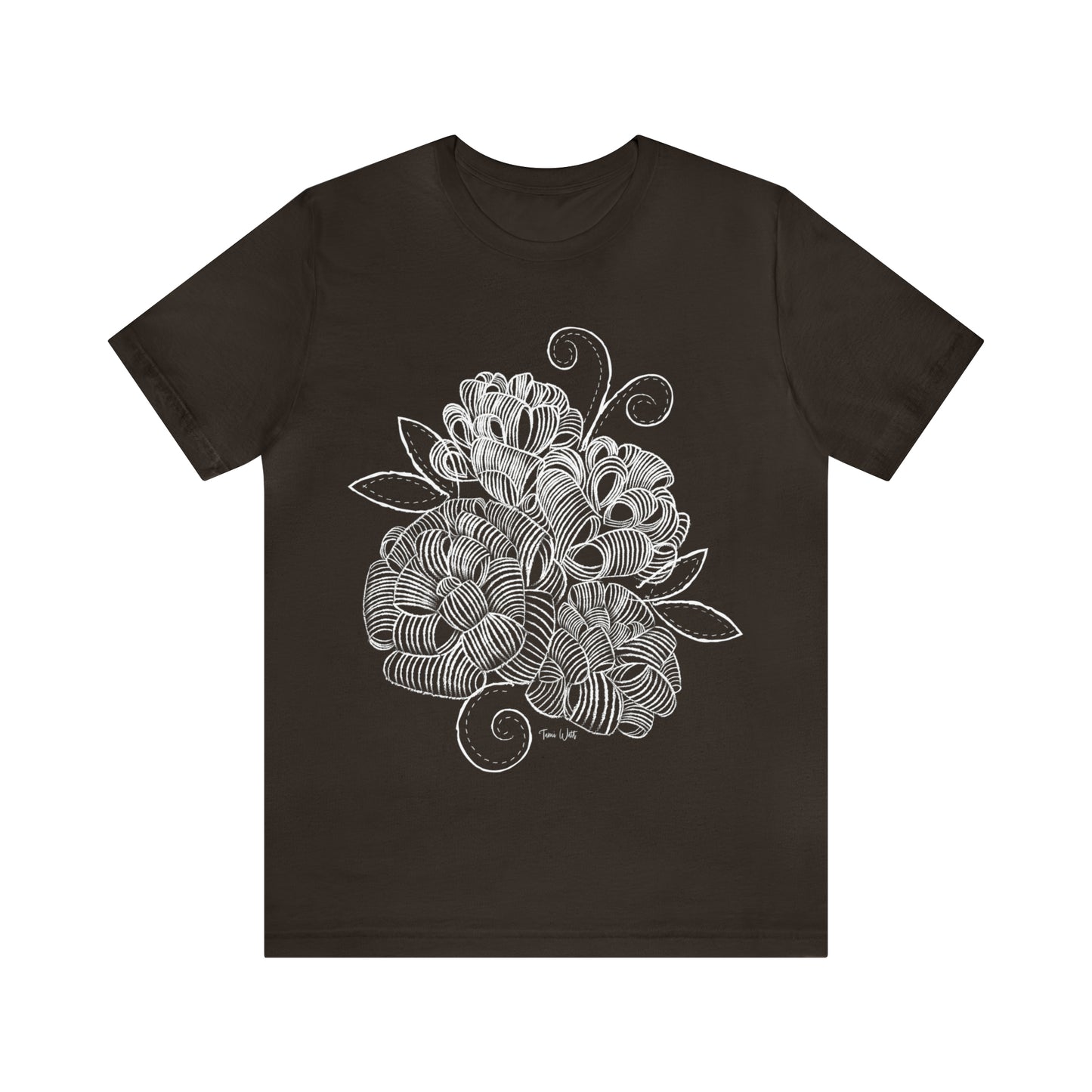 Corn Husk Flower Short Sleeve Tee