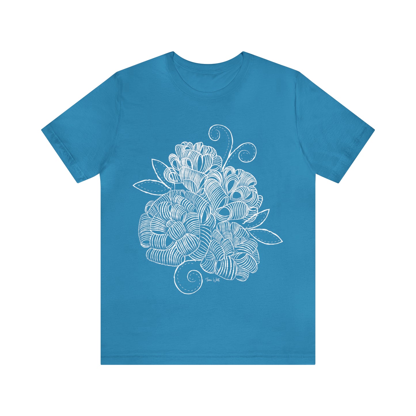 Corn Husk Flower Short Sleeve Tee