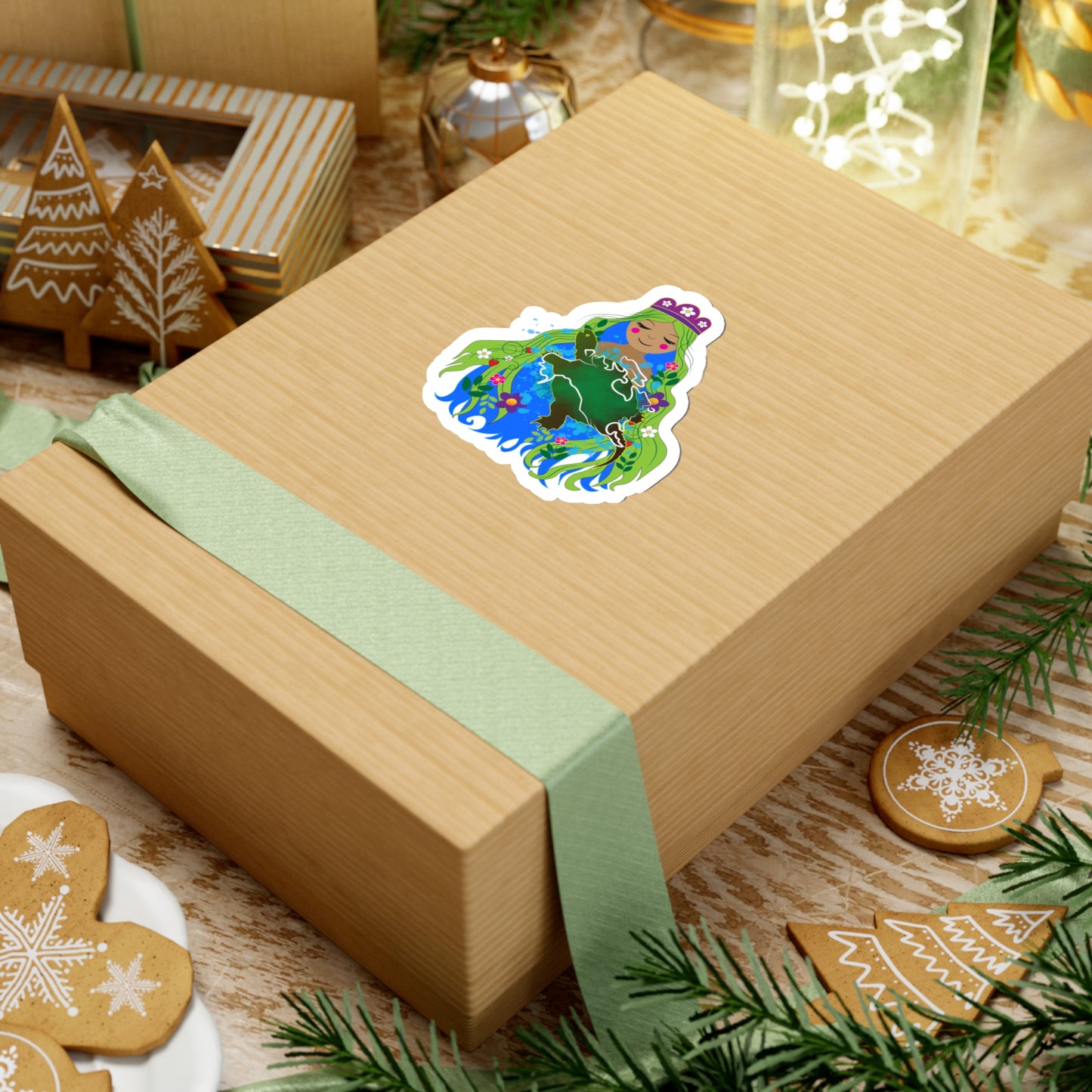 Mother Earth Kiss-Cut Stickers