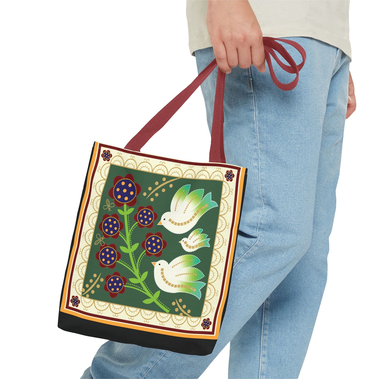 Pin Cushion Bird Tote Bag (AOP)