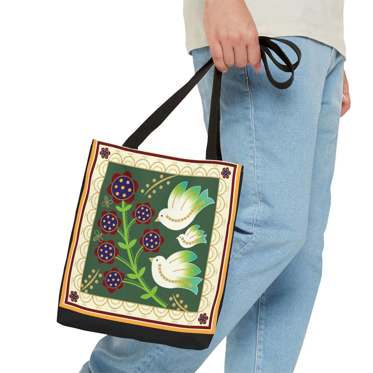Pin Cushion Bird Tote Bag (AOP)