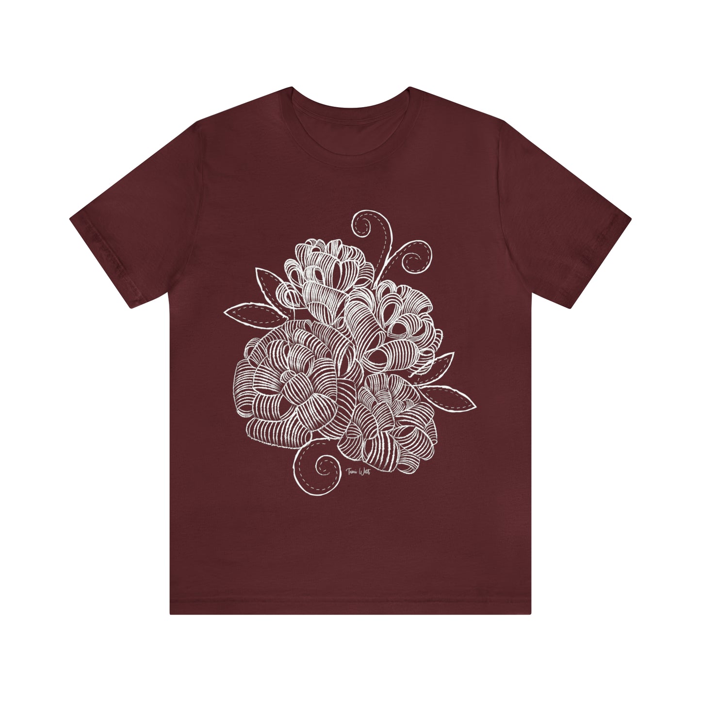 Corn Husk Flower Short Sleeve Tee