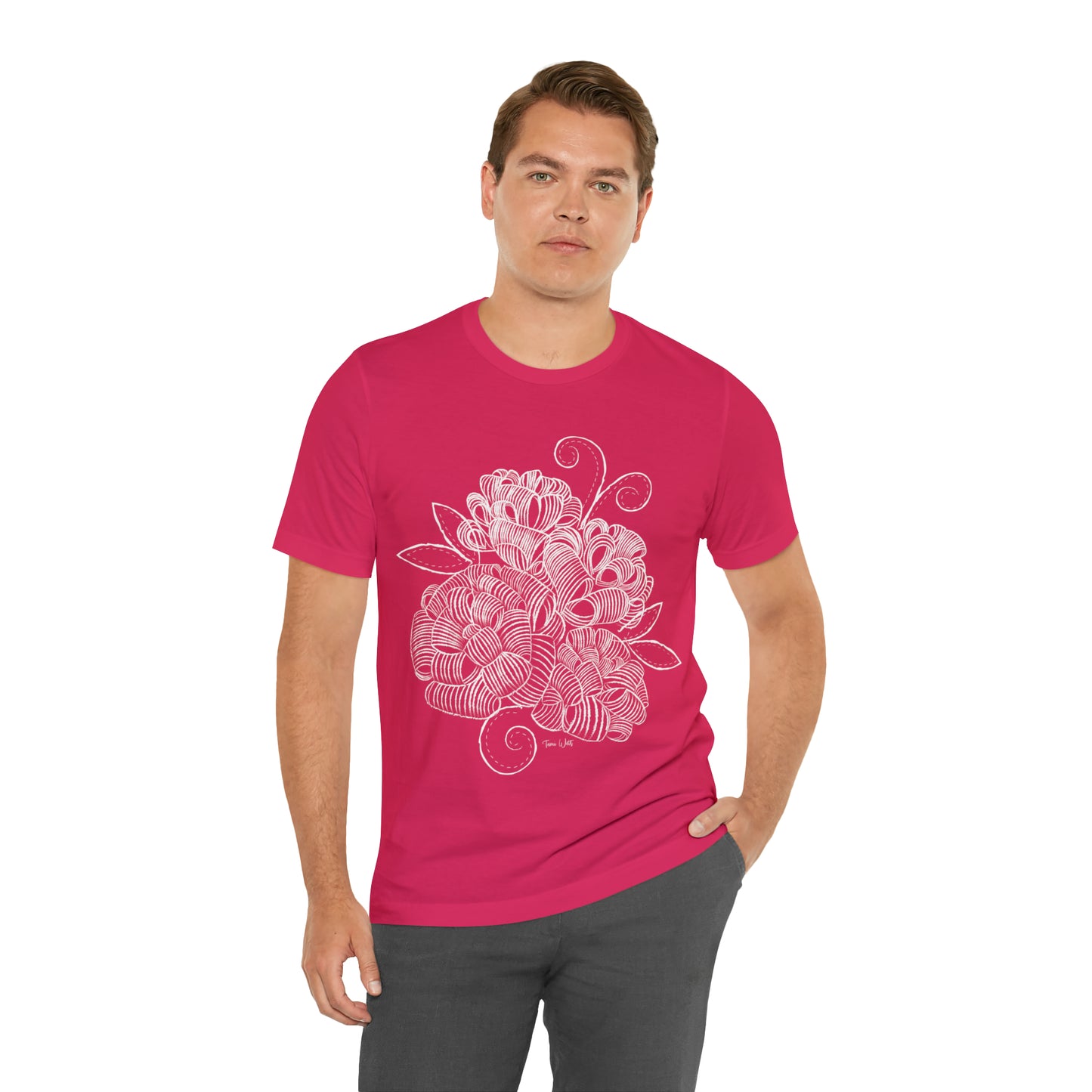 Corn Husk Flower Short Sleeve Tee
