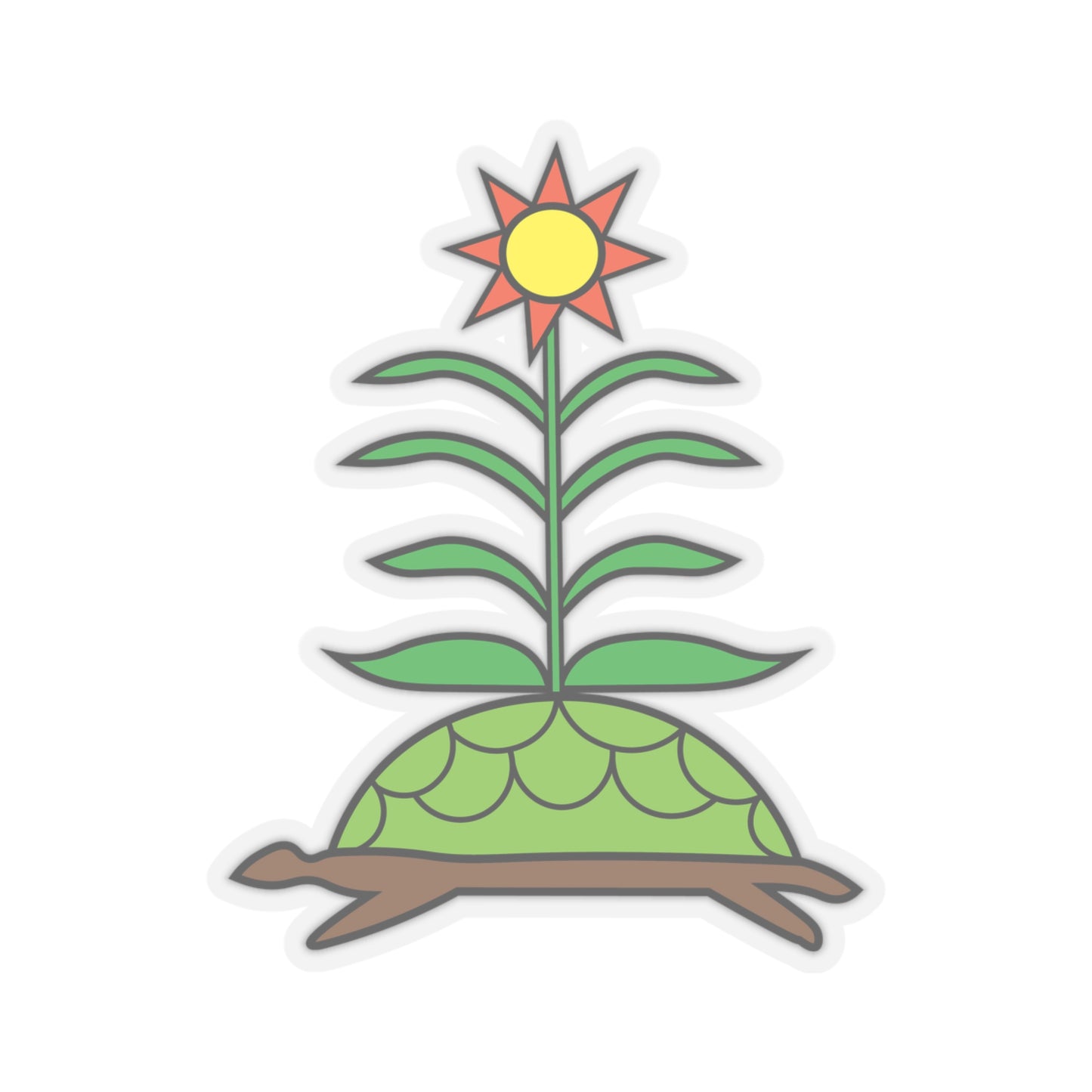 Turtle Island Kiss-Cut Stickers