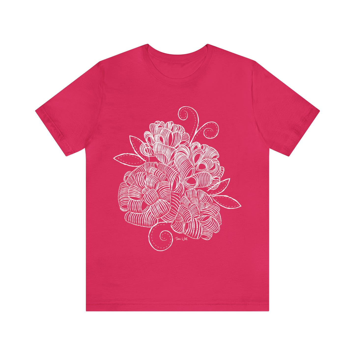 Corn Husk Flower Short Sleeve Tee