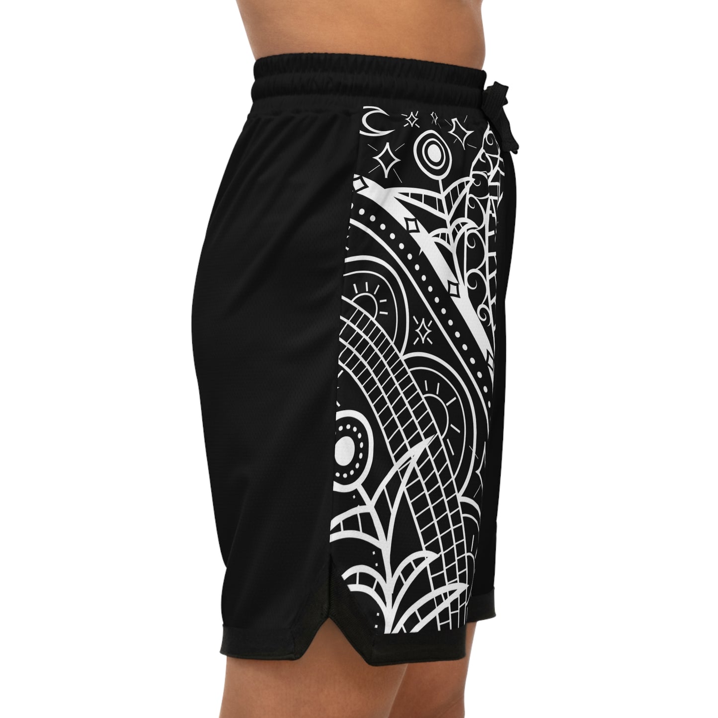 Basketball Rib Shorts (AOP)