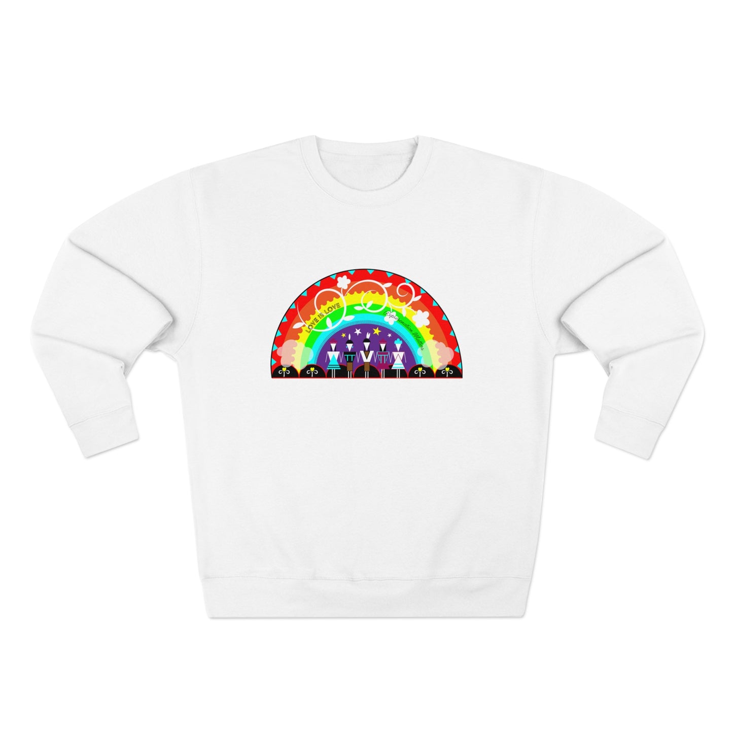 Love is Love Unisex Premium Crewneck Sweatshirt