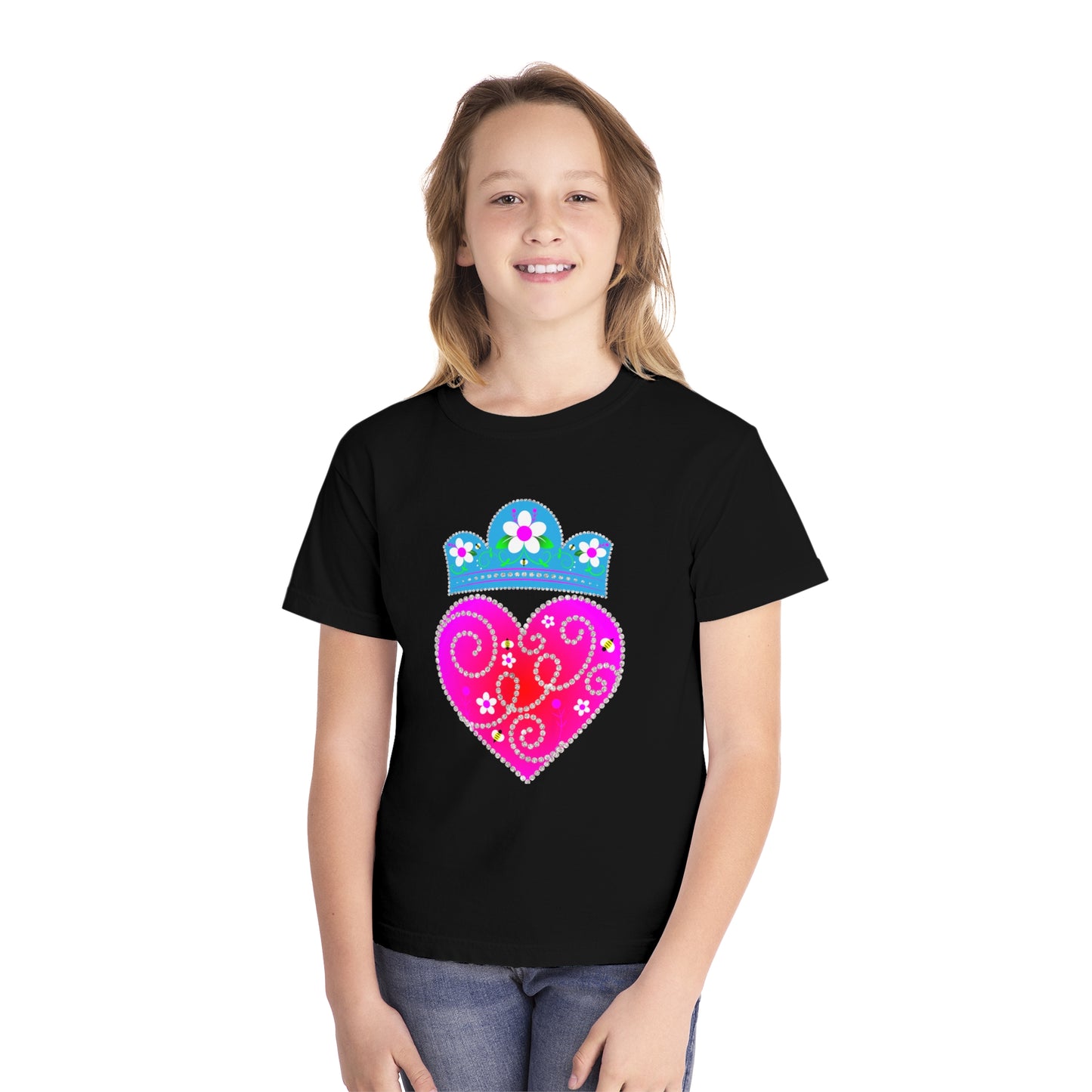 Beaded Crown Youth Midweight Tee