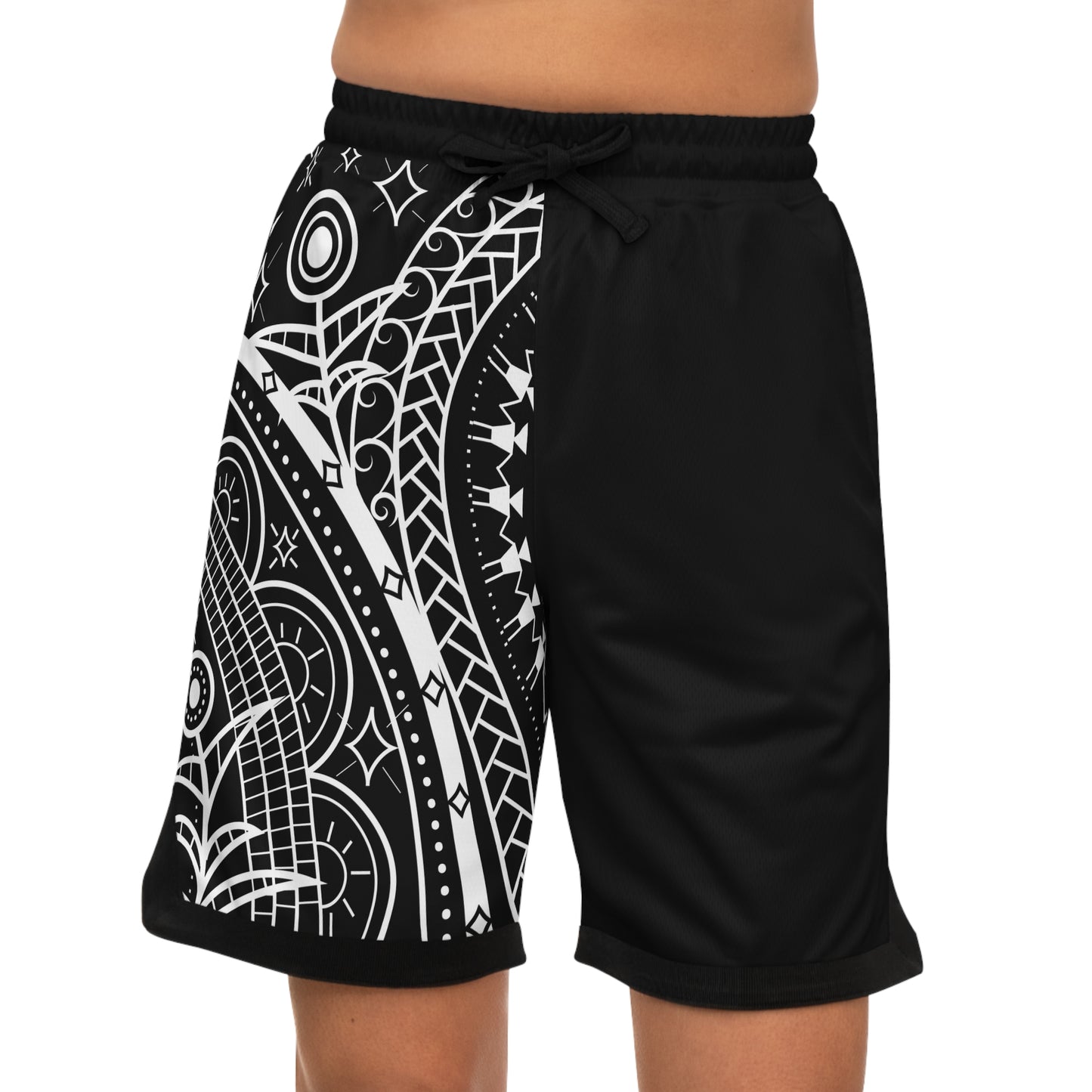 Basketball Rib Shorts (AOP)