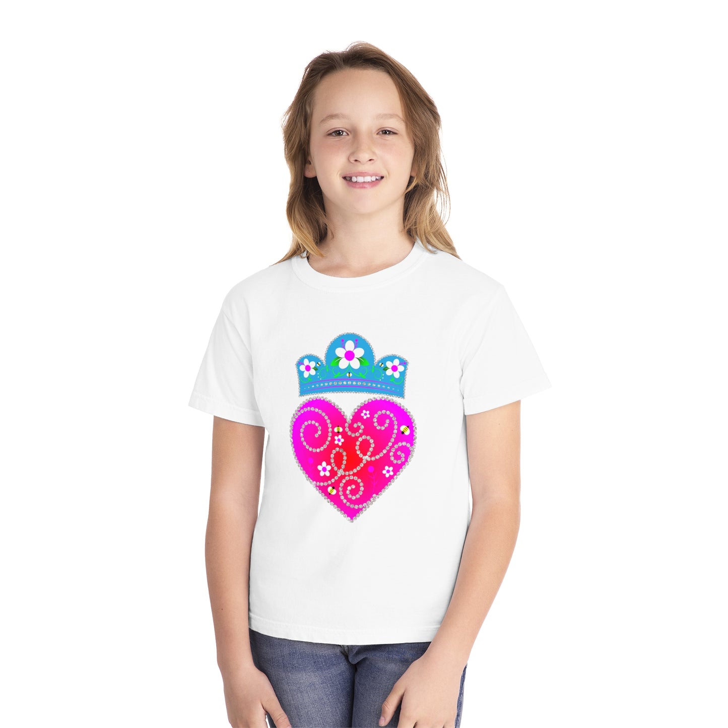 Beaded Crown Youth Midweight Tee