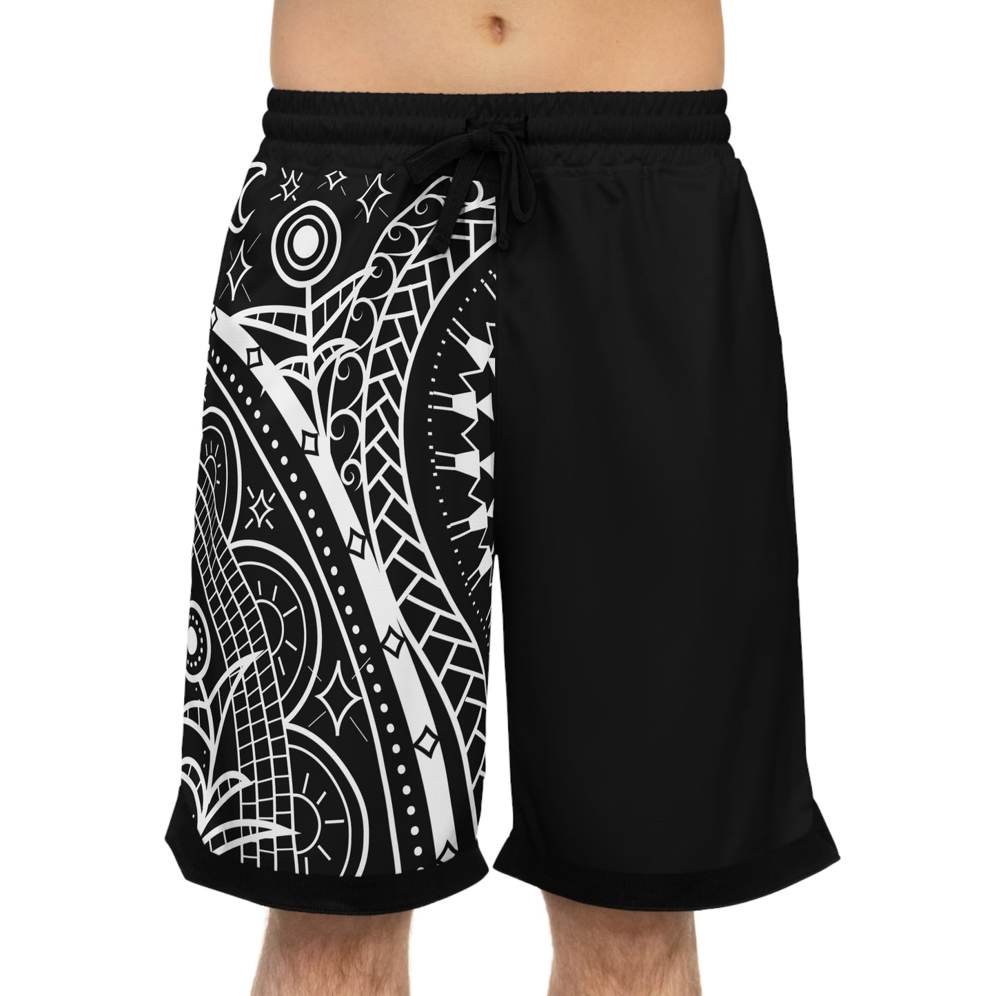 Basketball Rib Shorts (AOP)