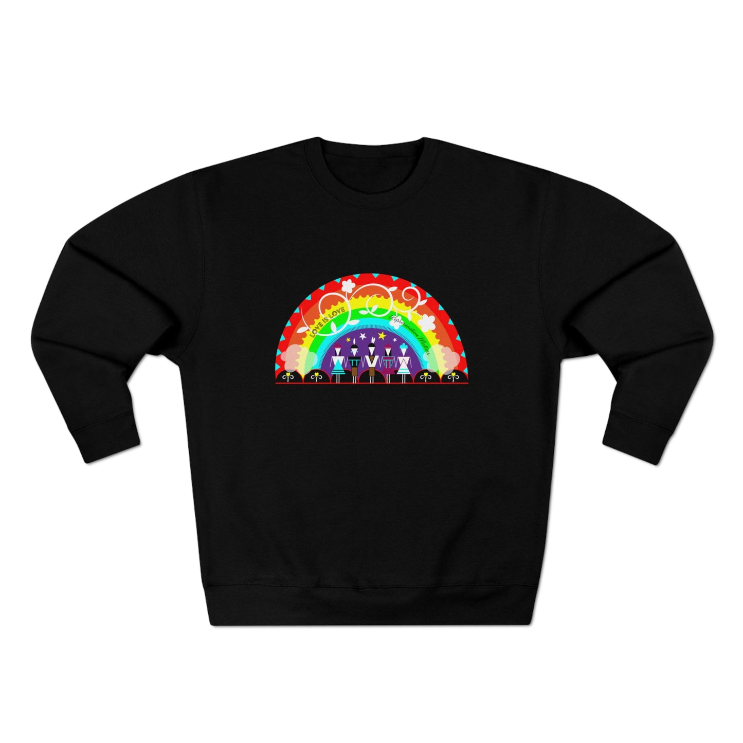 Love is Love Unisex Premium Crewneck Sweatshirt