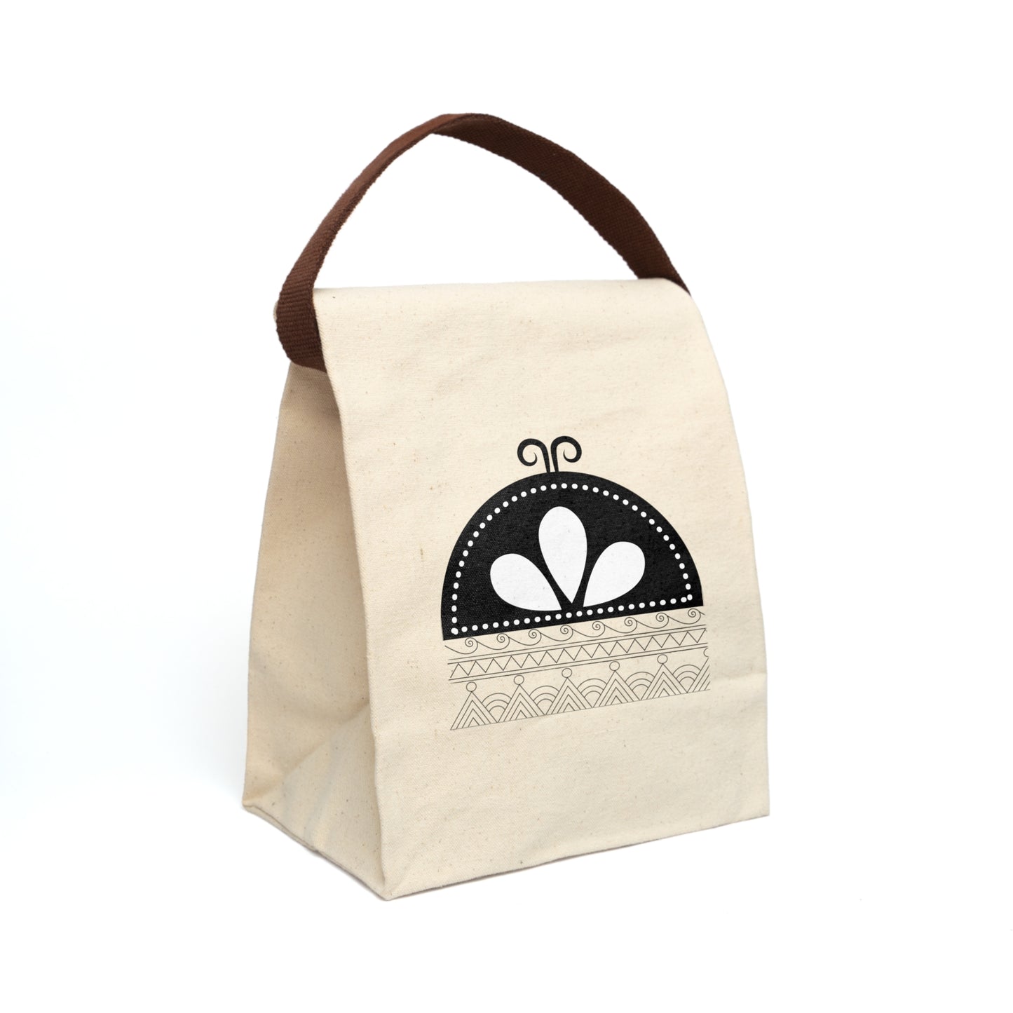 Sky Dome Canvas Lunch Bag With Strap