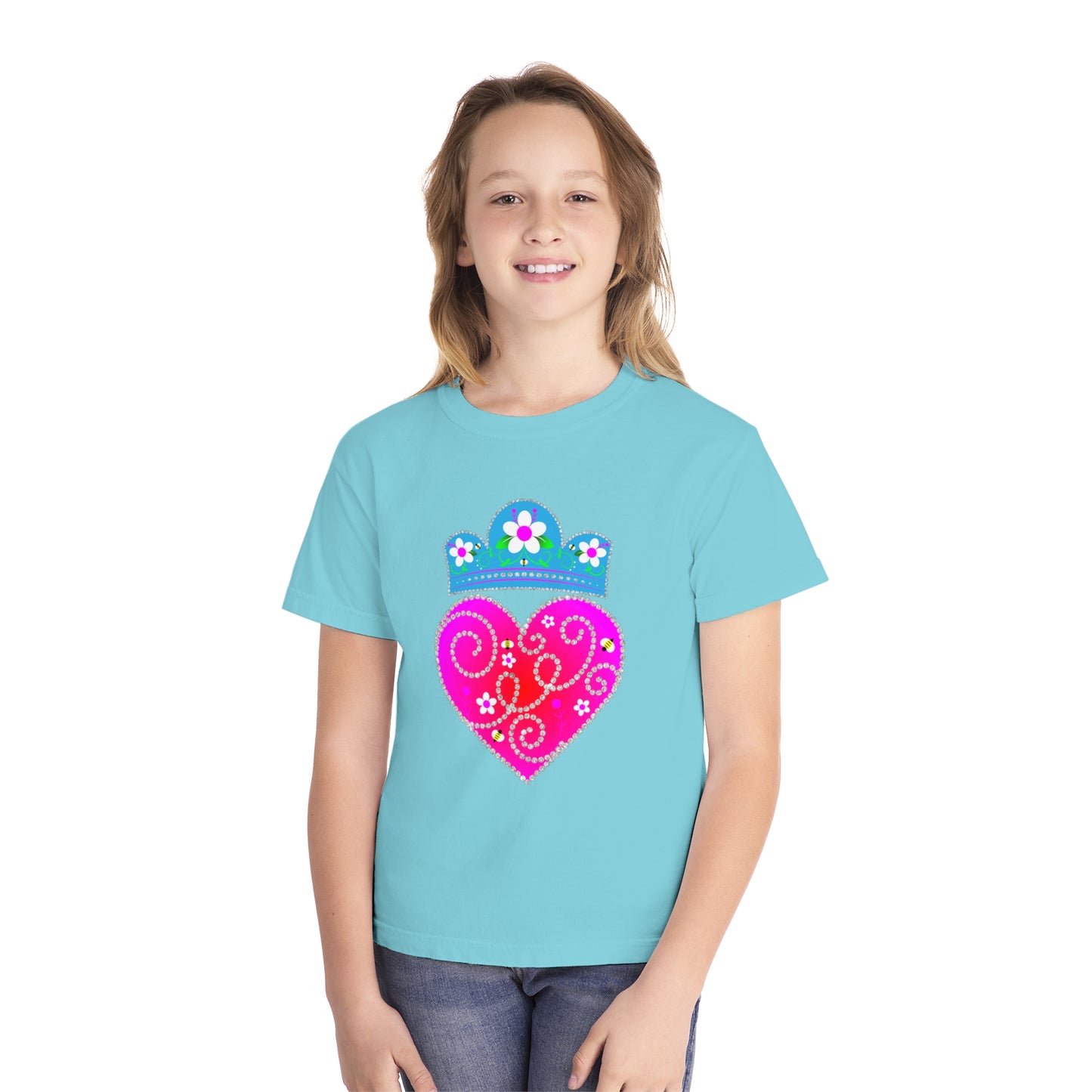 Beaded Crown Youth Midweight Tee