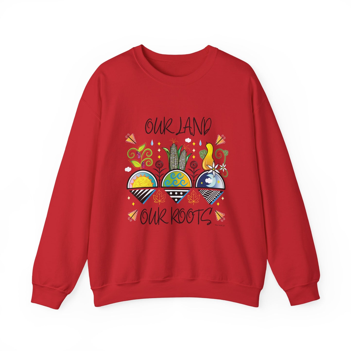 Vibrant Heritage Crewneck Sweatshirt, Cozy Pullover, Cultural Sweatshirt, Unique Gift, Casual Wear, Seasonal Layer